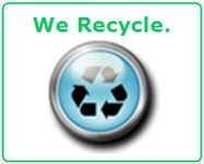 We recycle wherever possible.